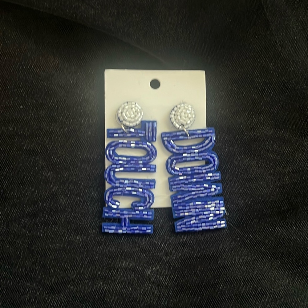Touchdown earrings